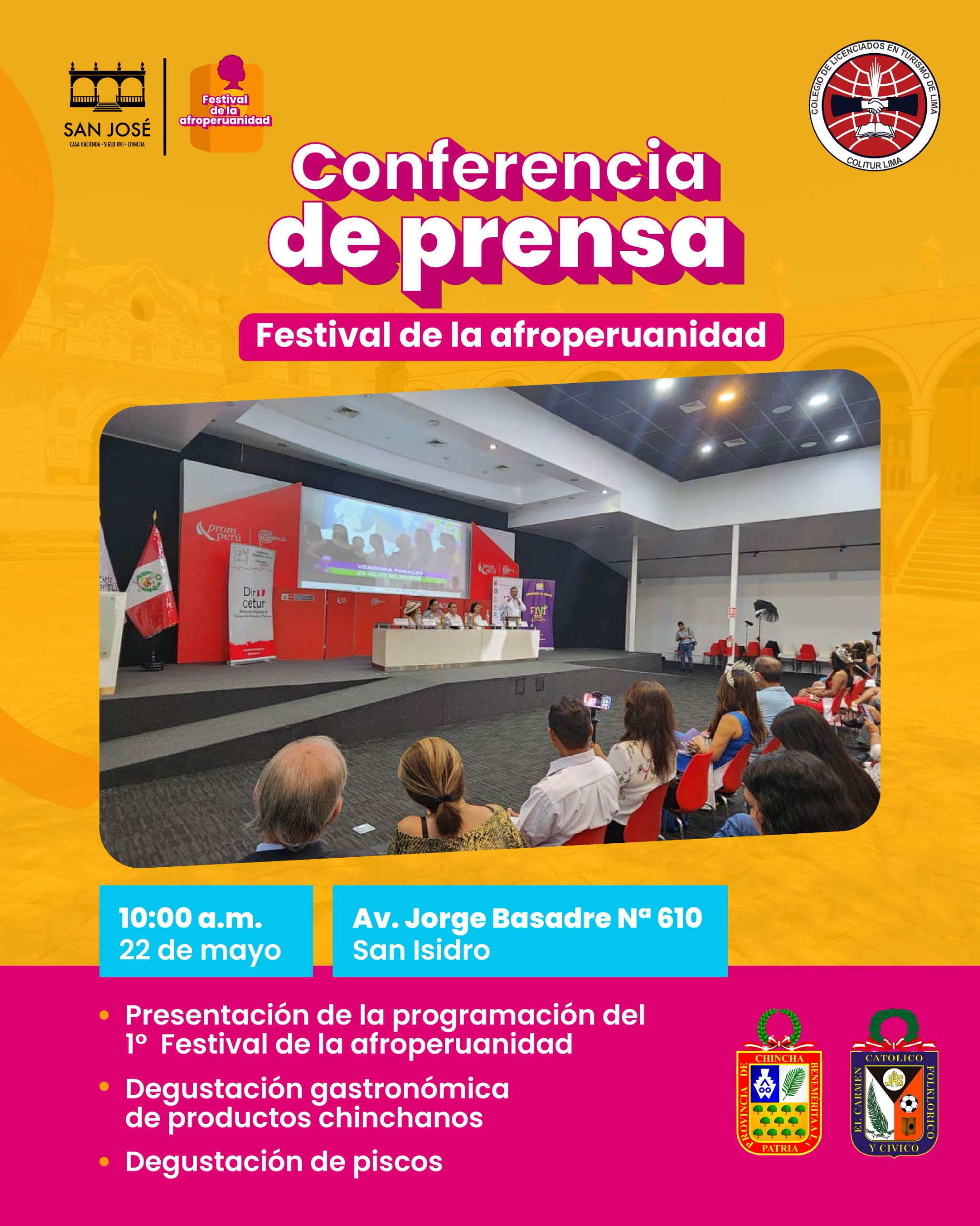 Chincha celebra su identidad afroperuana: presentan en Lima el Festival “San José Pá Todos” que revaloriza su legado cultural 